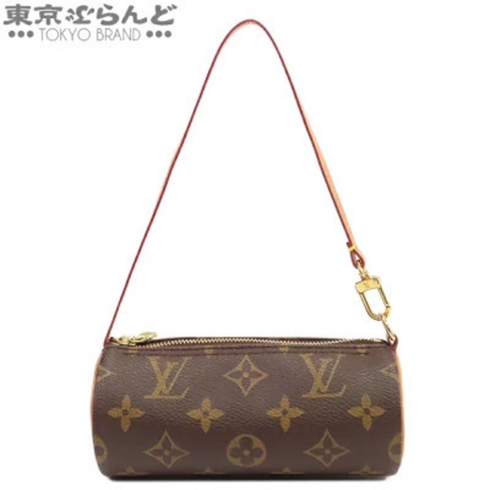 Louis Vuitton Papillon accessory Pouch Clutch Monogram brown
